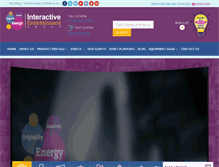 Tablet Screenshot of interactiveparty.com